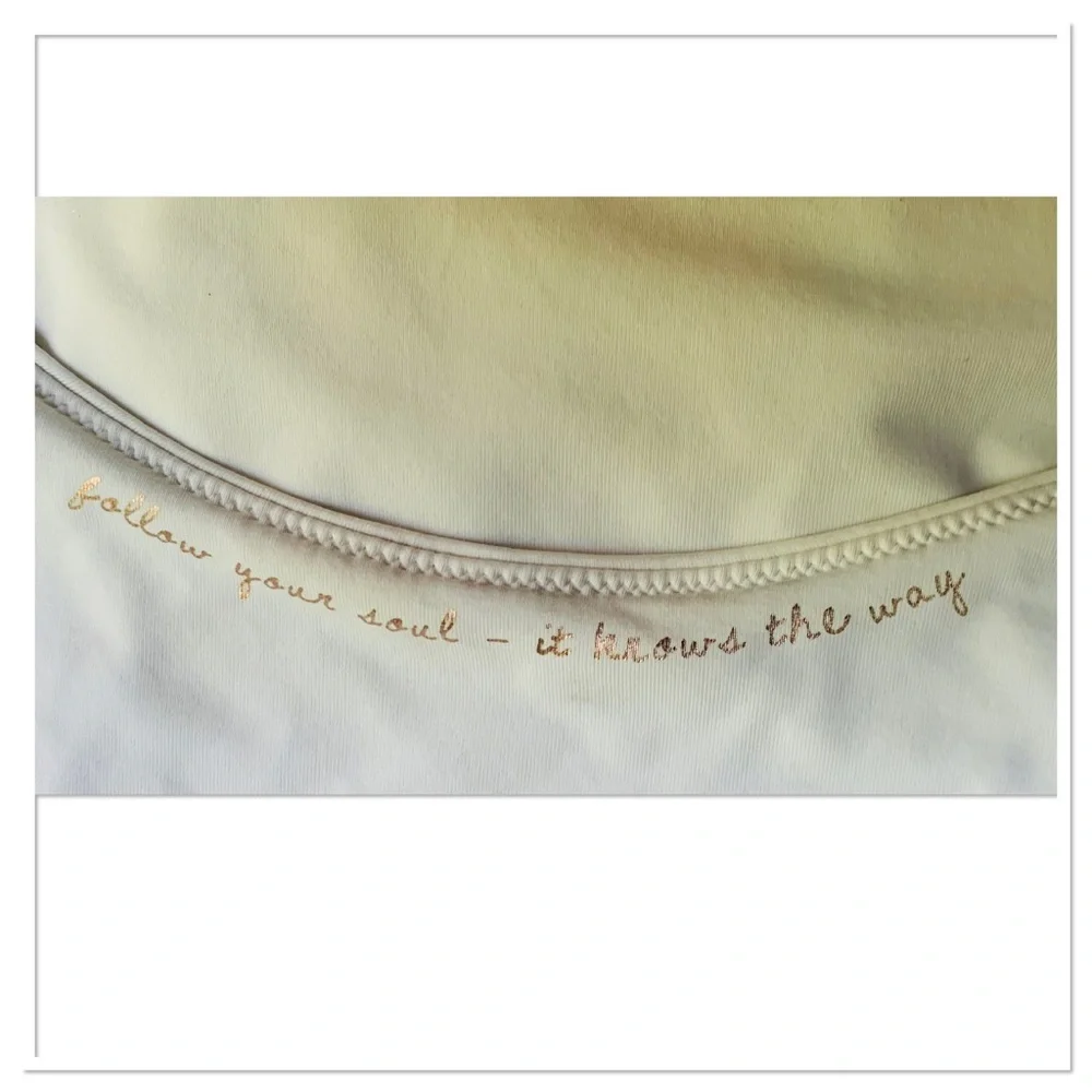 Spiritual Gangster Retreat One Piece Swimsuit White Gold Lettering Size Medium - Picture 5 of 9